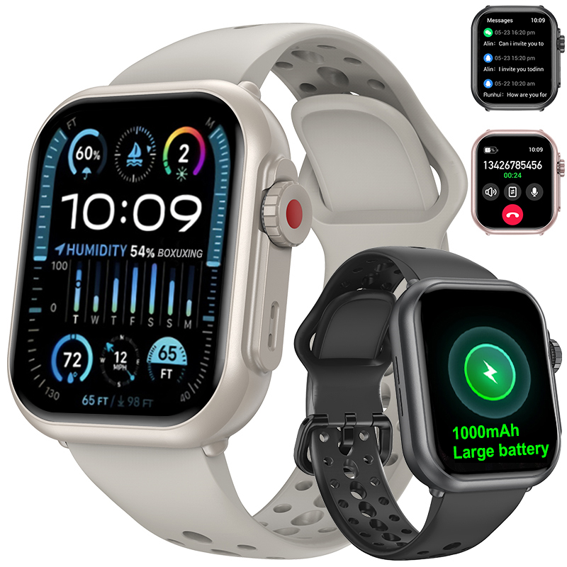 Smartwatch Watches For Men With Gps - Watch Ultra K62 Men Women 1000mAh