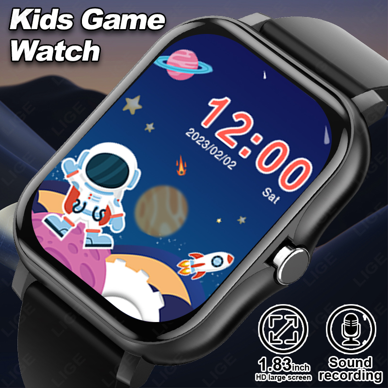 Smartwatch Digital Watches For Kid Girl - LIGE 2025 Audiobook Children Smartwatch Fashion