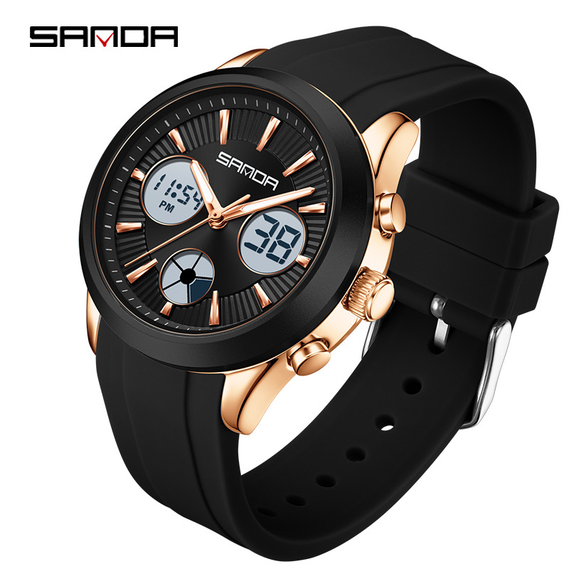 Smartwatch Watches For Girls - SANDA electronic watch luminous 3-hour multi-functional