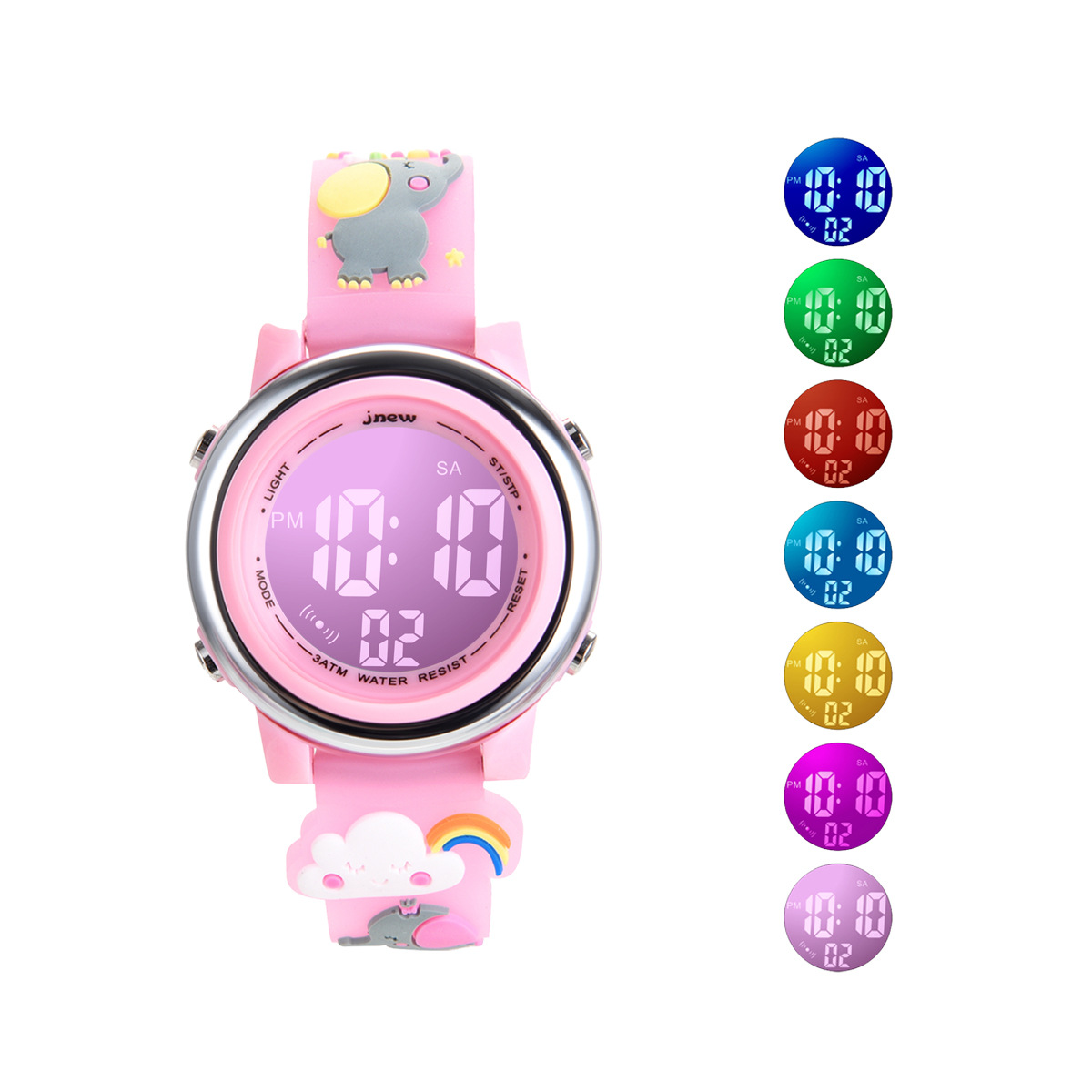 Smartwatch Digital Watches For Kid Girl - UTHAI H120 Children's Cartoon Sports Watch