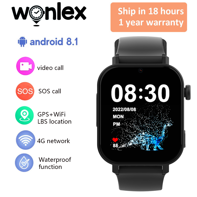 Smartwatch Digital Watches For Kids - Wonlex KT36 4G Smart Watch Kids