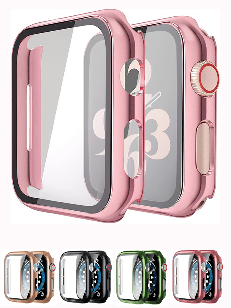 Smartwatch Watches For Girls - Glass+case For Apple Watch band 44mm