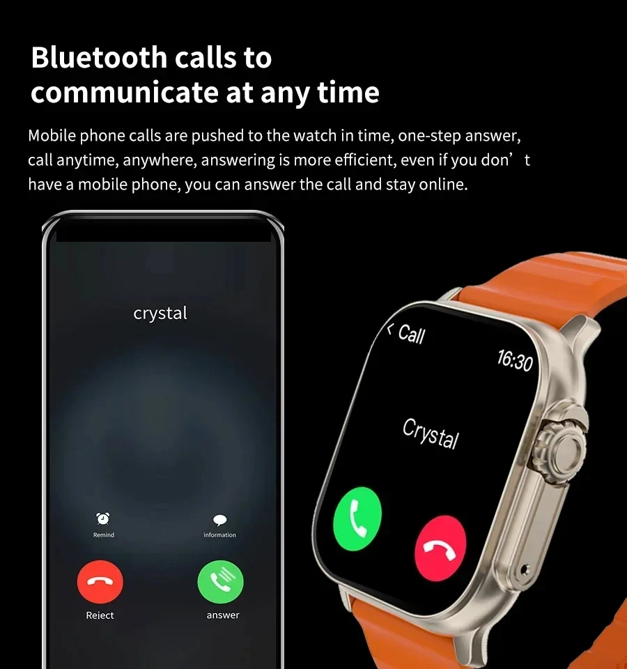 New Watch T10 Ultra Smart Watc - Smartwatch Watches For Men With Gps recension och pris