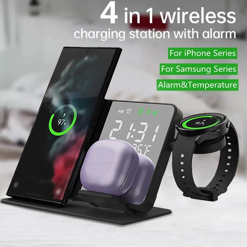 Wireless Charger Alarm Clock S - Watches Smartwatch Samsung recension och pris