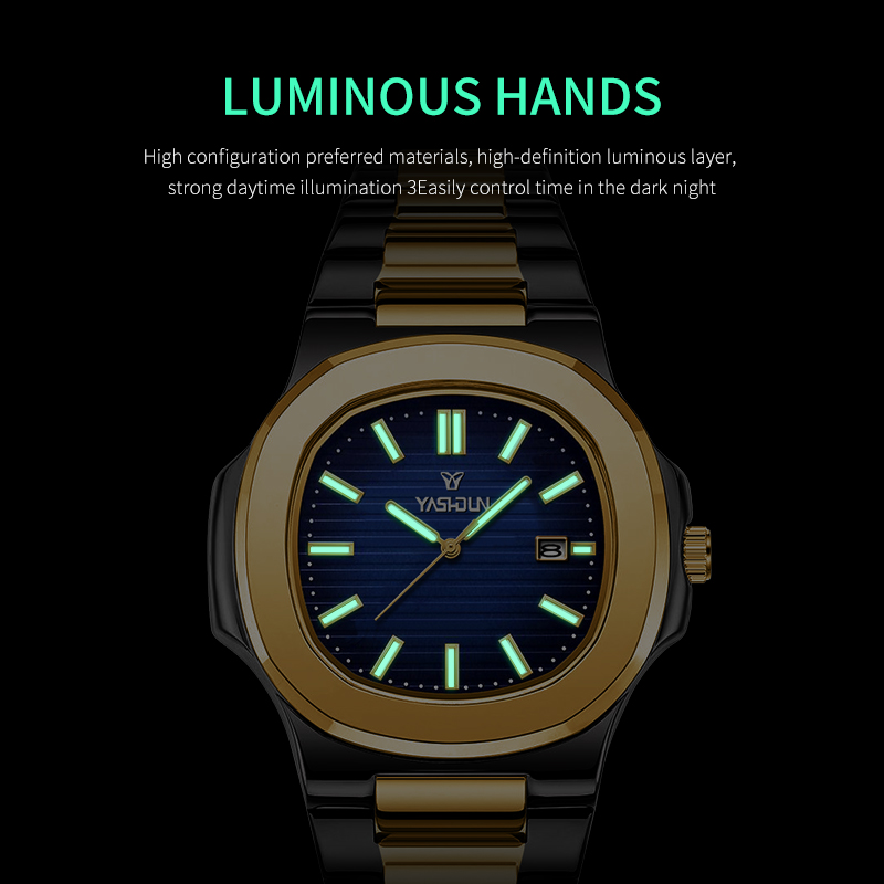 Fashion Square Quartz Man Cloc - Smartwatch Square Watches For Men recension och pris