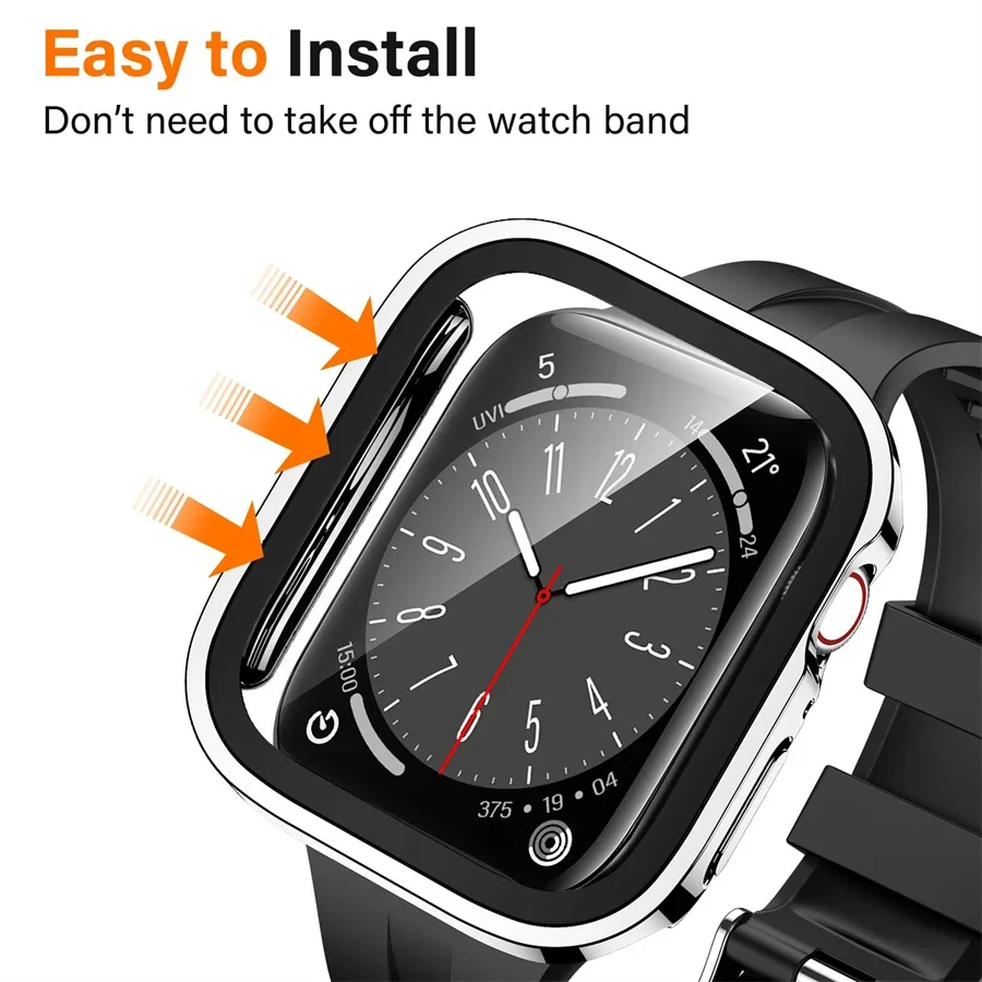 Glass+cover For Apple Watch ca - Smartwatch Watches For Girls recension och pris