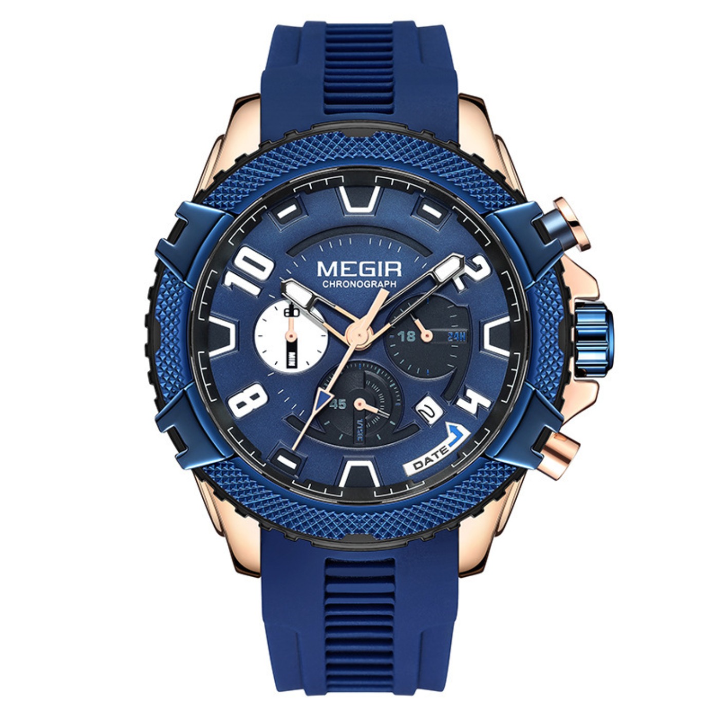 MEGIR 48MM Dial Chronograph Me - Chronograph Sport Watch recension och pris