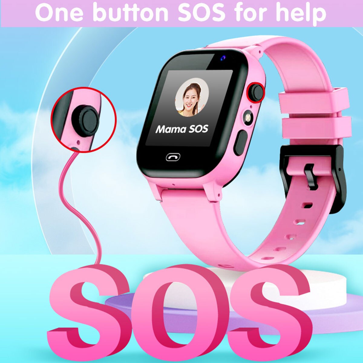 Kids Smart Watch SOS Call Outd - Smartwatch Watches For Girls Kids recension och pris