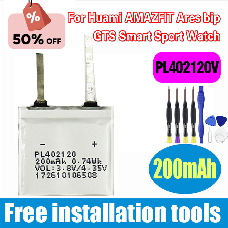 New PL402120V 200mAh Battery f - Smartwatch New Watches recension och pris