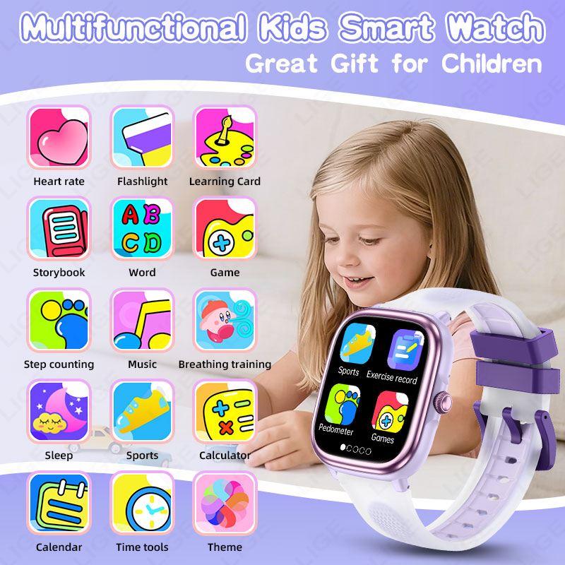 LIGE Kids Smart Watch 1.83inch - Kids Watches Not Smartwatch recension och pris