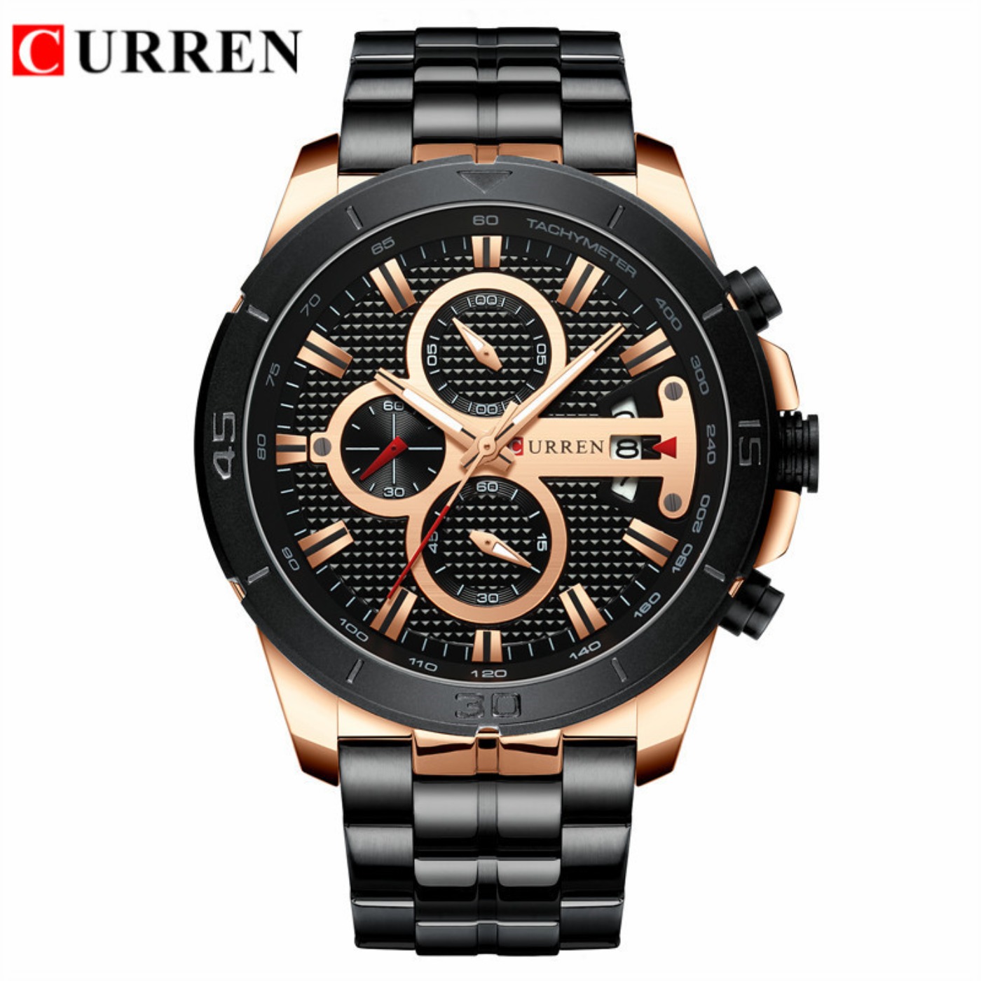 CURREN Watch Men Waterproof Ch - Chronograph Sport Watch recension och pris