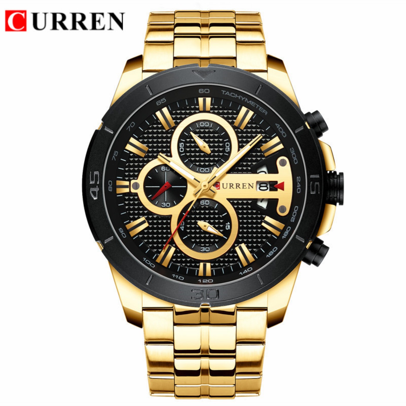 CURREN Watch Men Waterproof Ch - Chronograph Sport Watch recension och pris