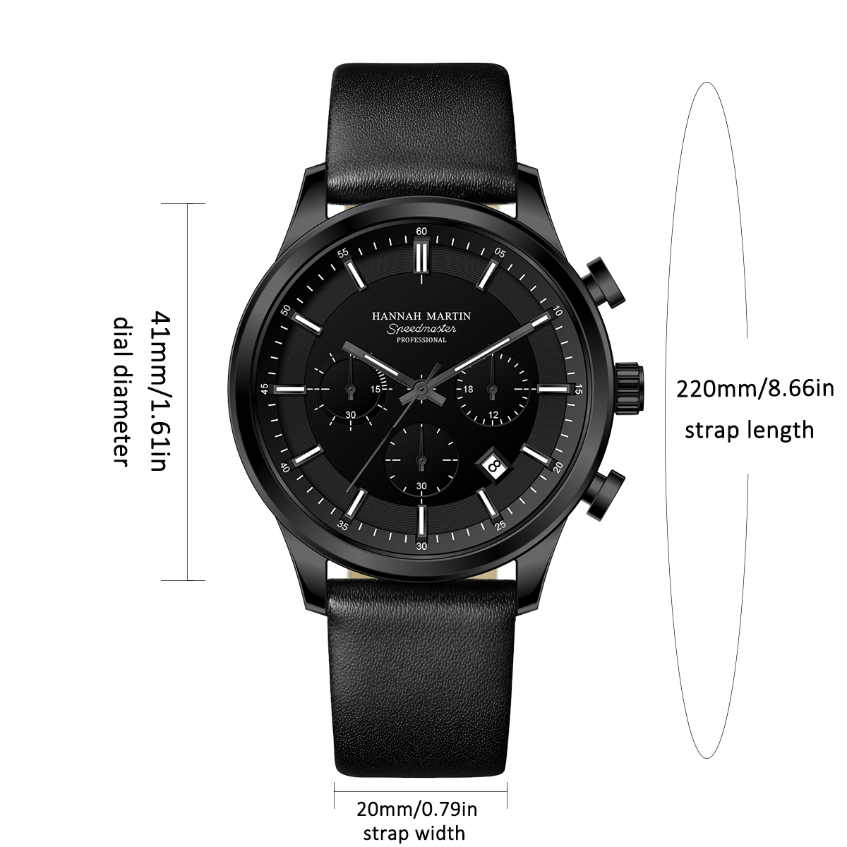Hannah Martin Men Gift Box Men - Chronograph Sport Watch recension och pris