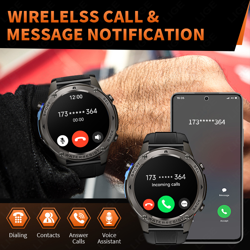 2026 New Ultra Military Grade  - Smartwatch Watches For Men With Gps recension och pris