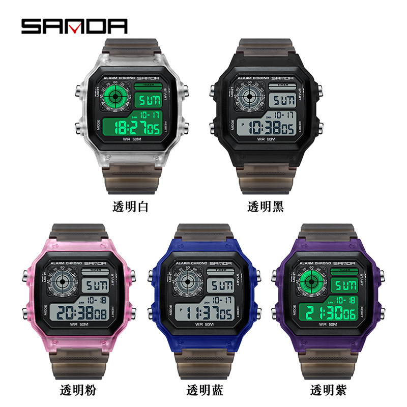 Fashyion Sanda Top Brand Led D - Chronograph Sport Watch recension och pris