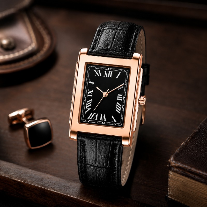 Classic Business Men Watch Squ - Smartwatch Square Watches For Men recension och pris