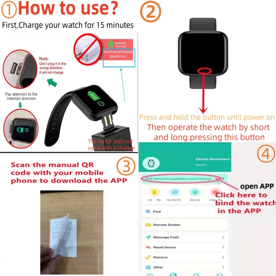 Smart Watch Message Remind Mus - Smartwatch Watches For Girls recension och pris