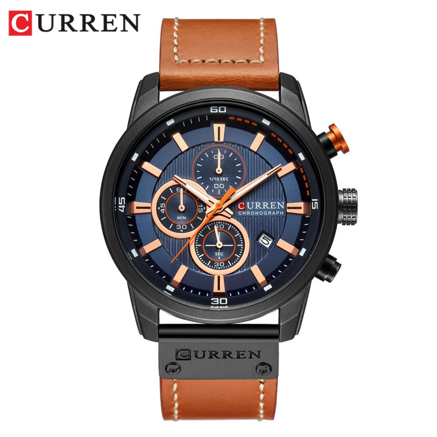 CURREN Fashion Date Quartz Men - Chronograph Sport Watch recension och pris