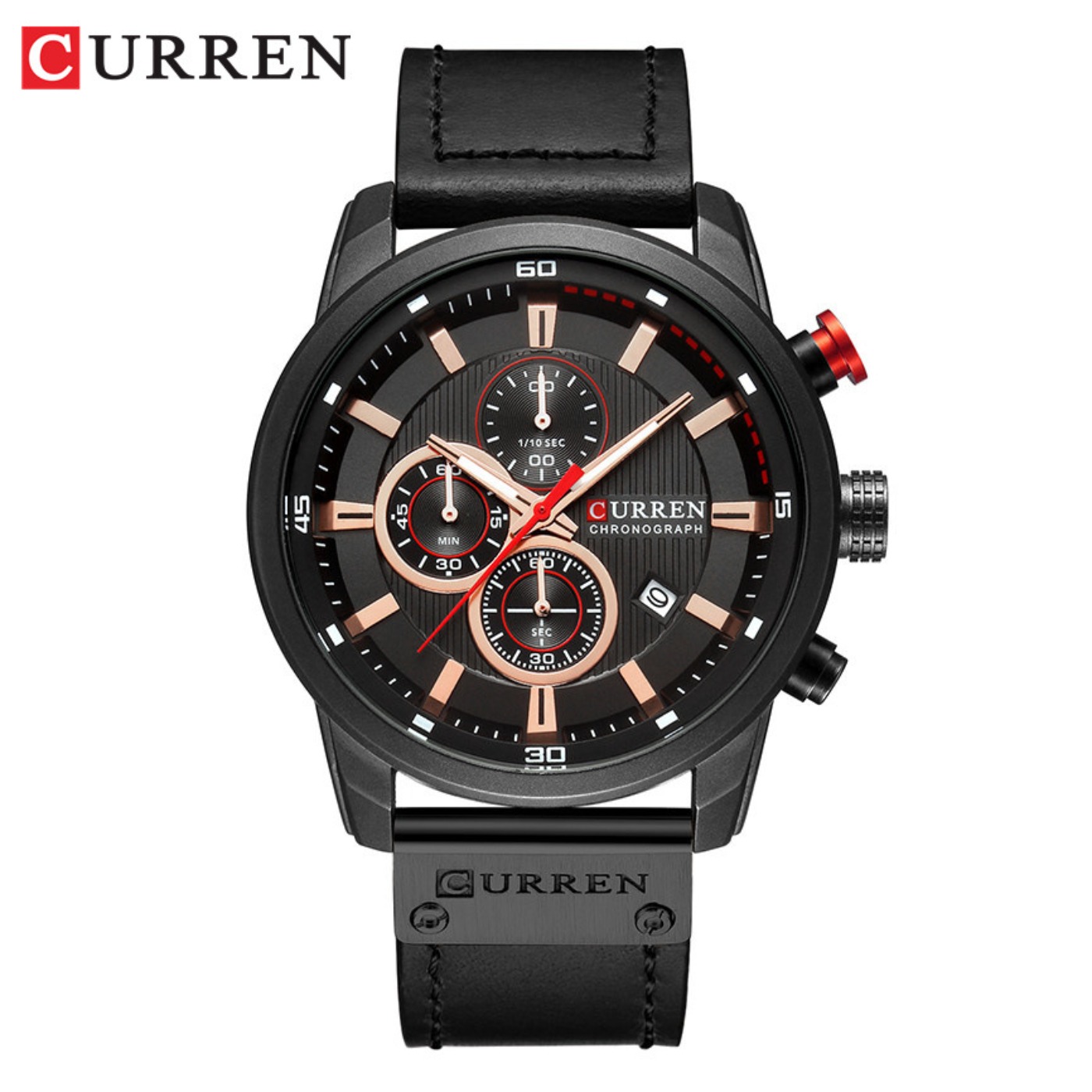 CURREN Fashion Date Quartz Men - Chronograph Sport Watch recension och pris