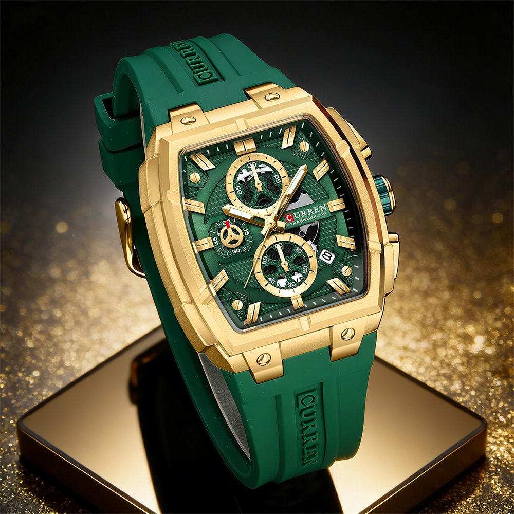 CURREN Luxury Vintage Watch fo - Chronograph Sport Watch recension och pris