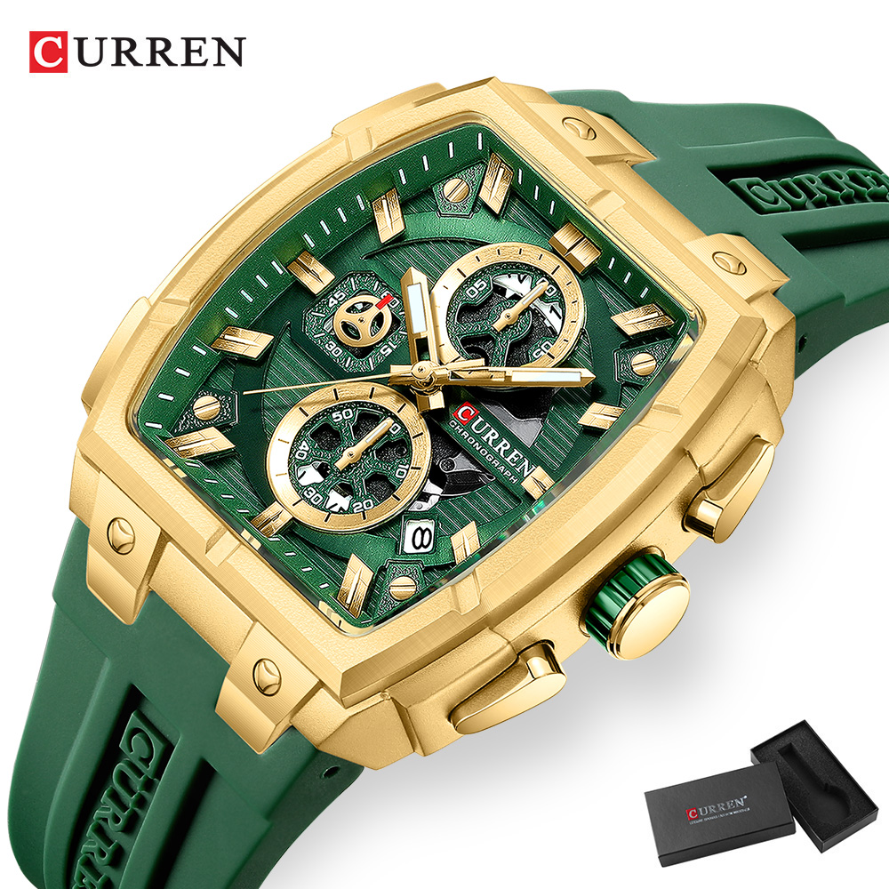 CURREN Luxury Vintage Watch fo - Chronograph Sport Watch recension och pris