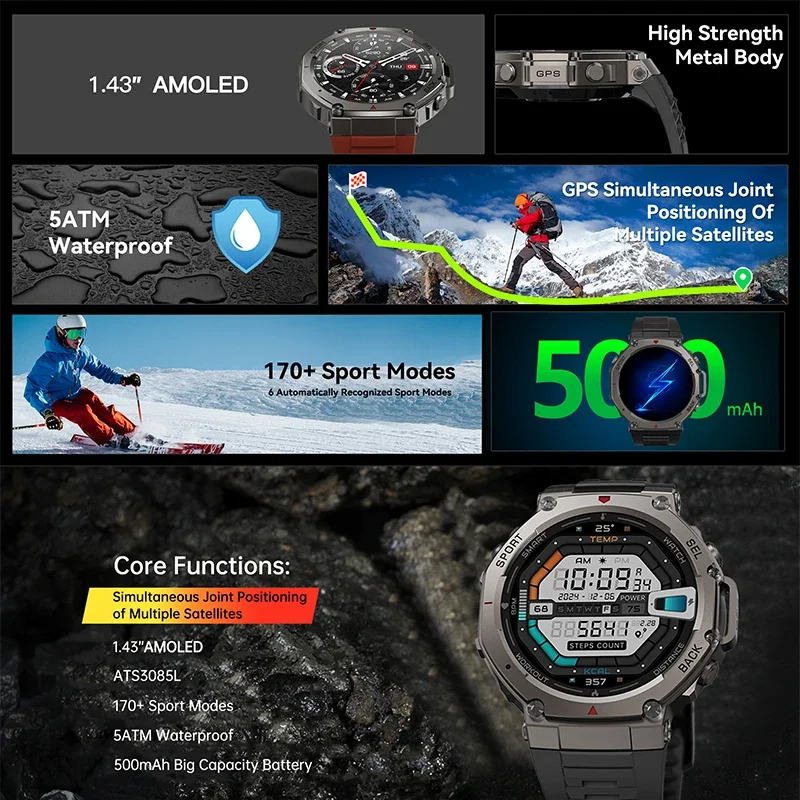 2026 New Military DM58 GPS Sma - Smartwatch Watches For Men With Gps recension och pris