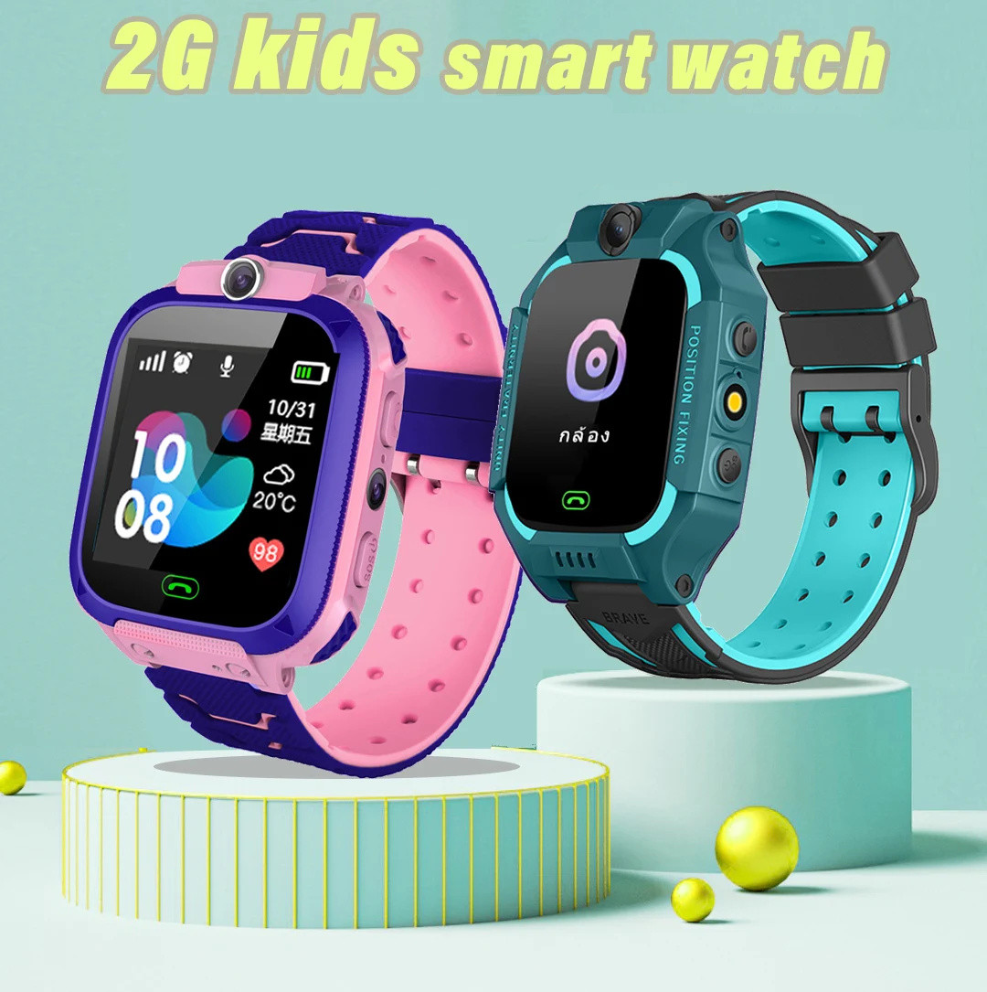 Q12 Kids Smart Watch 2G SOS Ca - Smartwatch Digital Watches For Kid Girl recension och pris