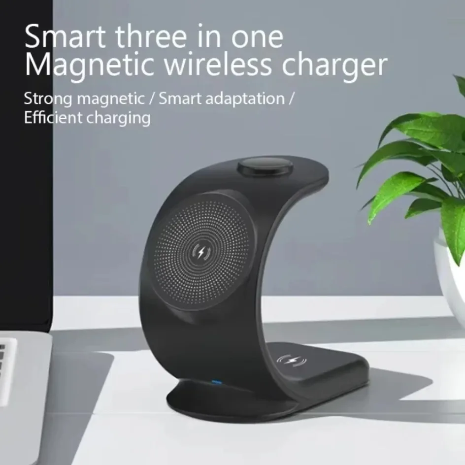 Magnetic Wireless Charger 3 in - Smartwatch Watches For Iphone recension och pris