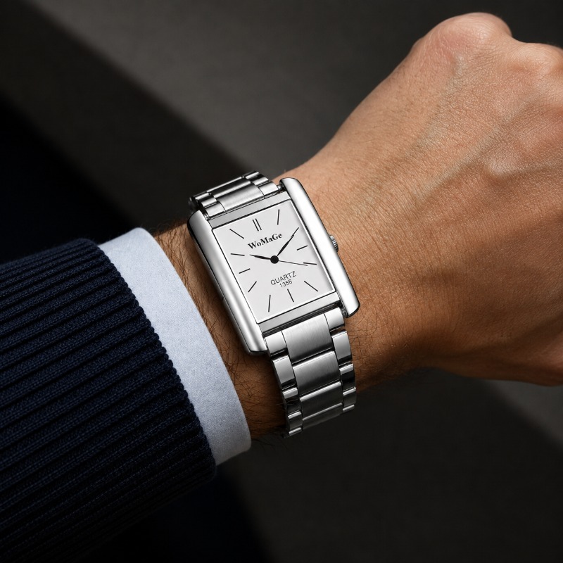 Business Men Watch Fashion Squ - Smartwatch Square Watches For Men recension och pris
