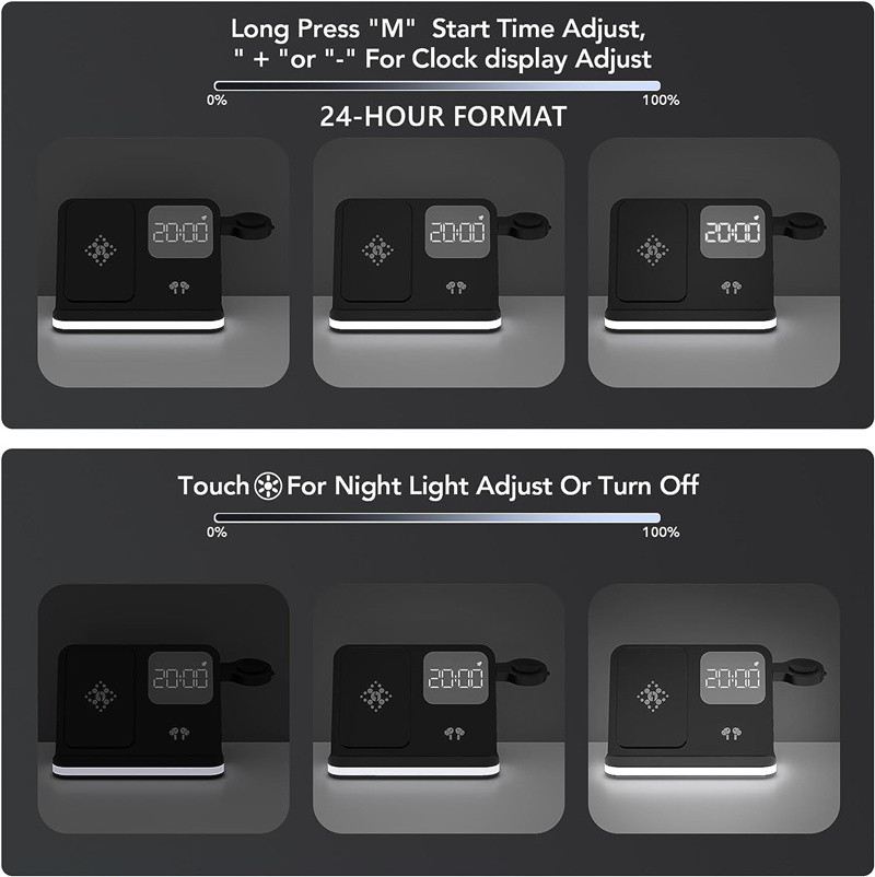 Wireless Charger Stand For iPh - Watches Smartwatch Samsung recension och pris