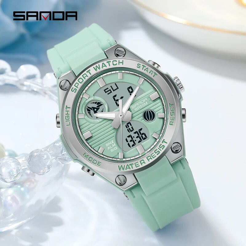 SANDA Brand G Style LED Digita - Chronograph Sport Watch recension och pris
