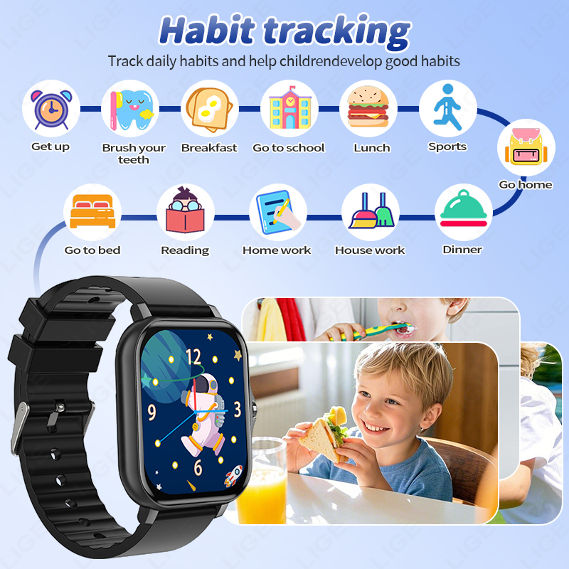LIGE 2025 Audiobook Children S - Smartwatch Digital Watches For Kid Girl recension och pris