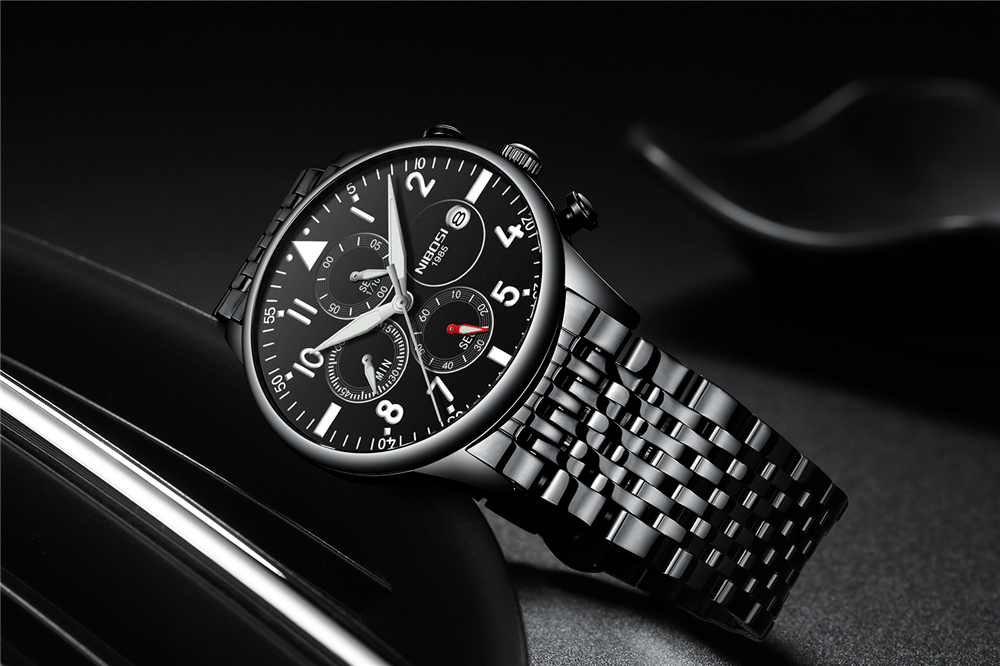 NIBOSI Fashion Mens Watches To - Chronograph Sport Watch recension och pris