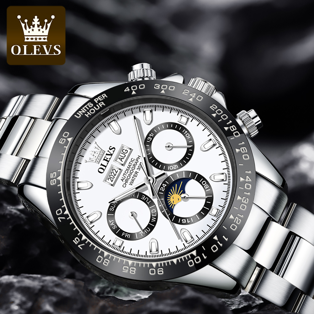 OLEVS 6654 Luxury Mens Watch C - Seiko Watch Presage recension och pris