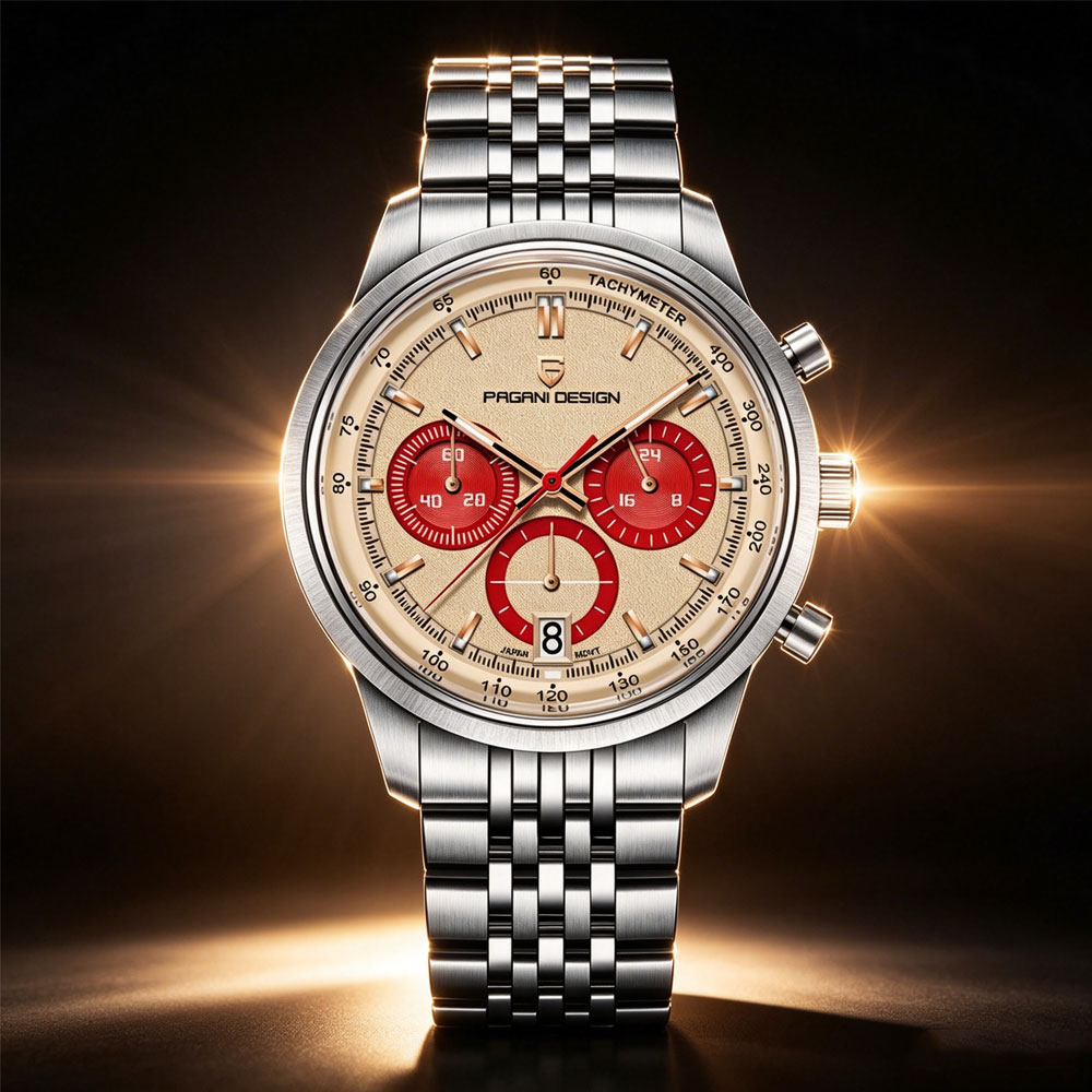 PAGANI DESIGN New Men Watch Lu - Chronograph Sport Watch recension och pris