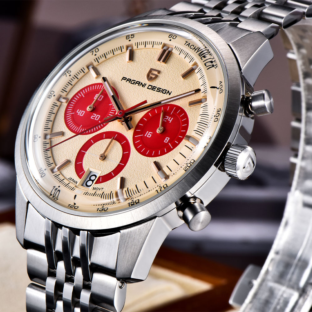 PAGANI DESIGN New Men Watch Lu - Chronograph Sport Watch recension och pris