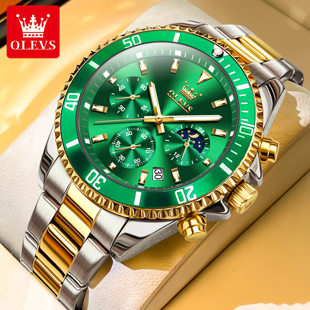 OLEVS 2870 Men's Watches Moon  - Rolex Watch Datejust recension och pris