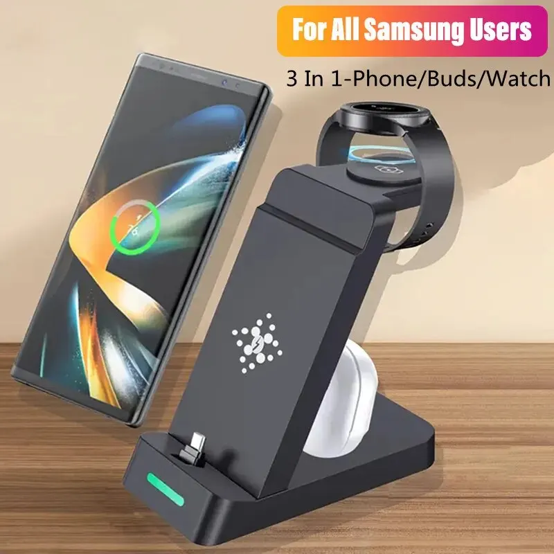 3 In 1 Charging Station for Sa - Watches Smartwatch Samsung recension och pris