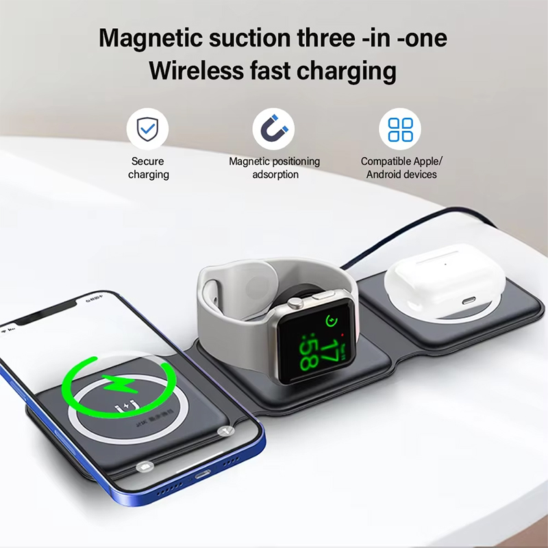 Universal Qi2 Magnetic Foldabl - Watches Smartwatch Samsung recension och pris