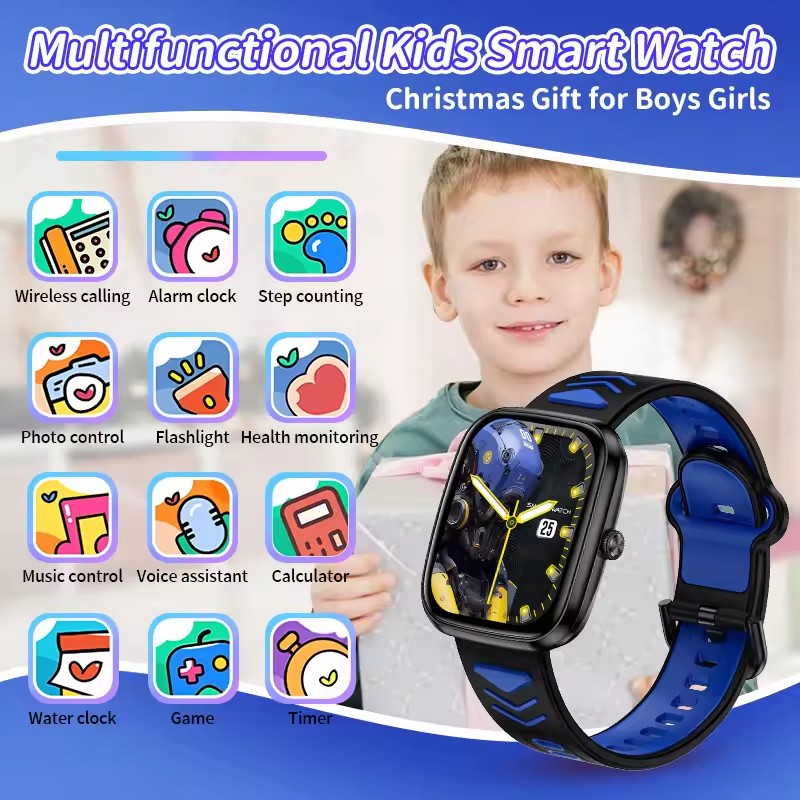Children Boys Girls Present Sm - Smartwatch Watches For Girls Kids recension och pris