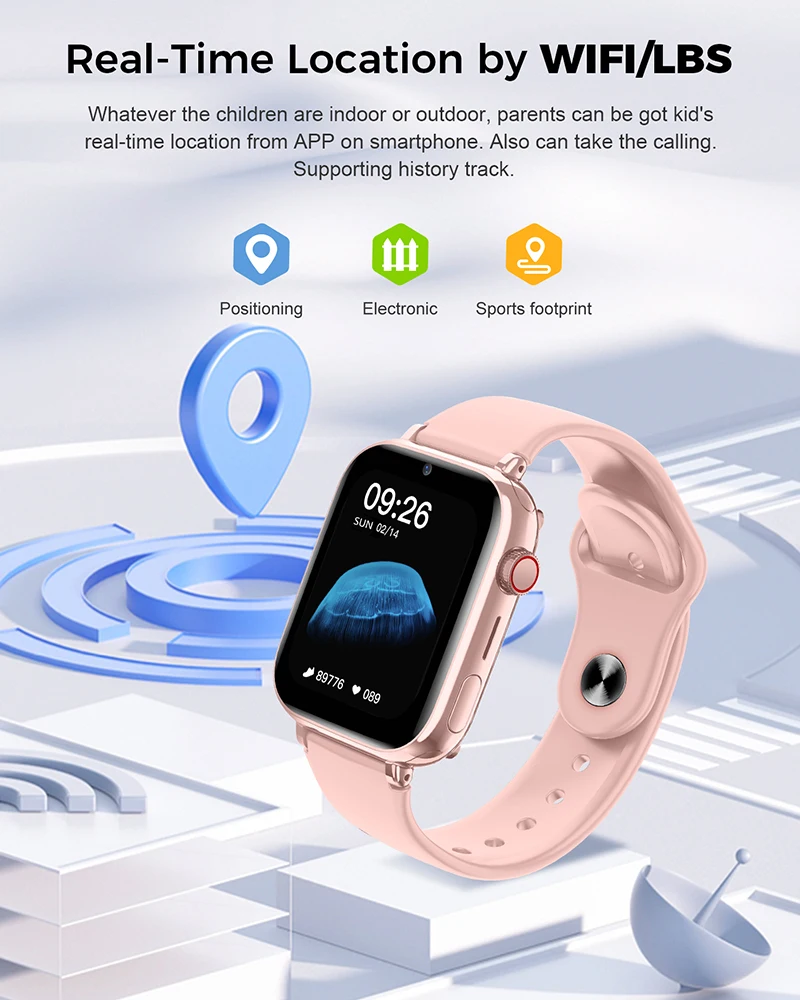 2025 Smart Watch Kids LBS Loca - Smartwatch Watches For Kid Boy With Alarm recension och pris
