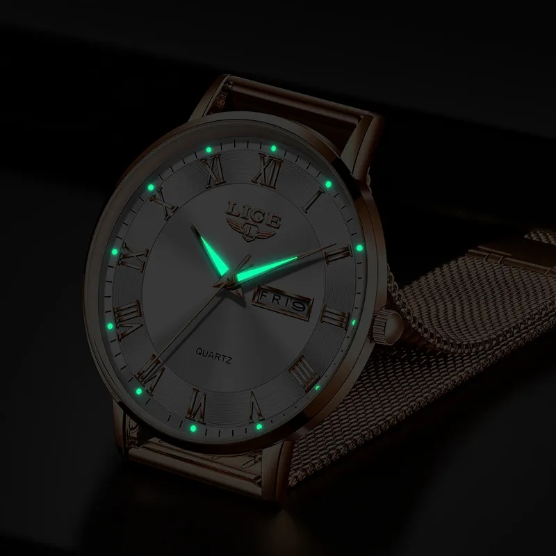 LIGE Fashion Women Watch Top B - Chronograph Sport Watch recension och pris