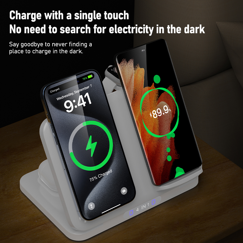 4 in 1 Dual Phone Wireless Cha - Watches Smartwatch Samsung recension och pris