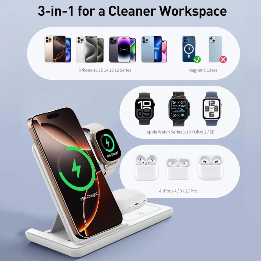 3 in 1 Foldable Night LED Ligh - Watches Smartwatch Samsung recension och pris