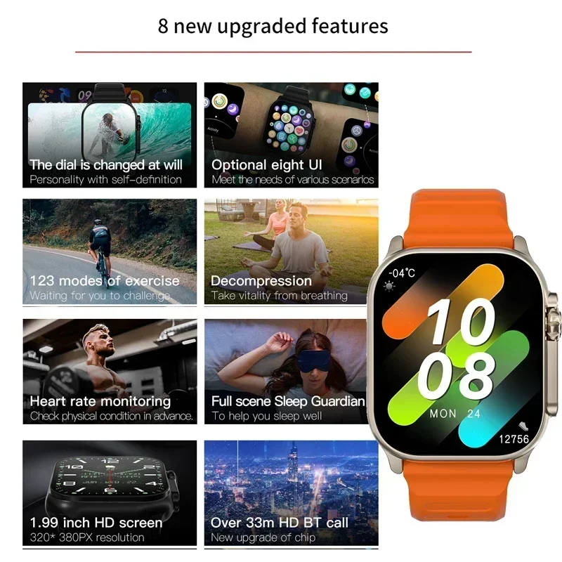 New Series 9 Watch PK HK8 PRO  - Smartwatch Watches For Girls recension och pris