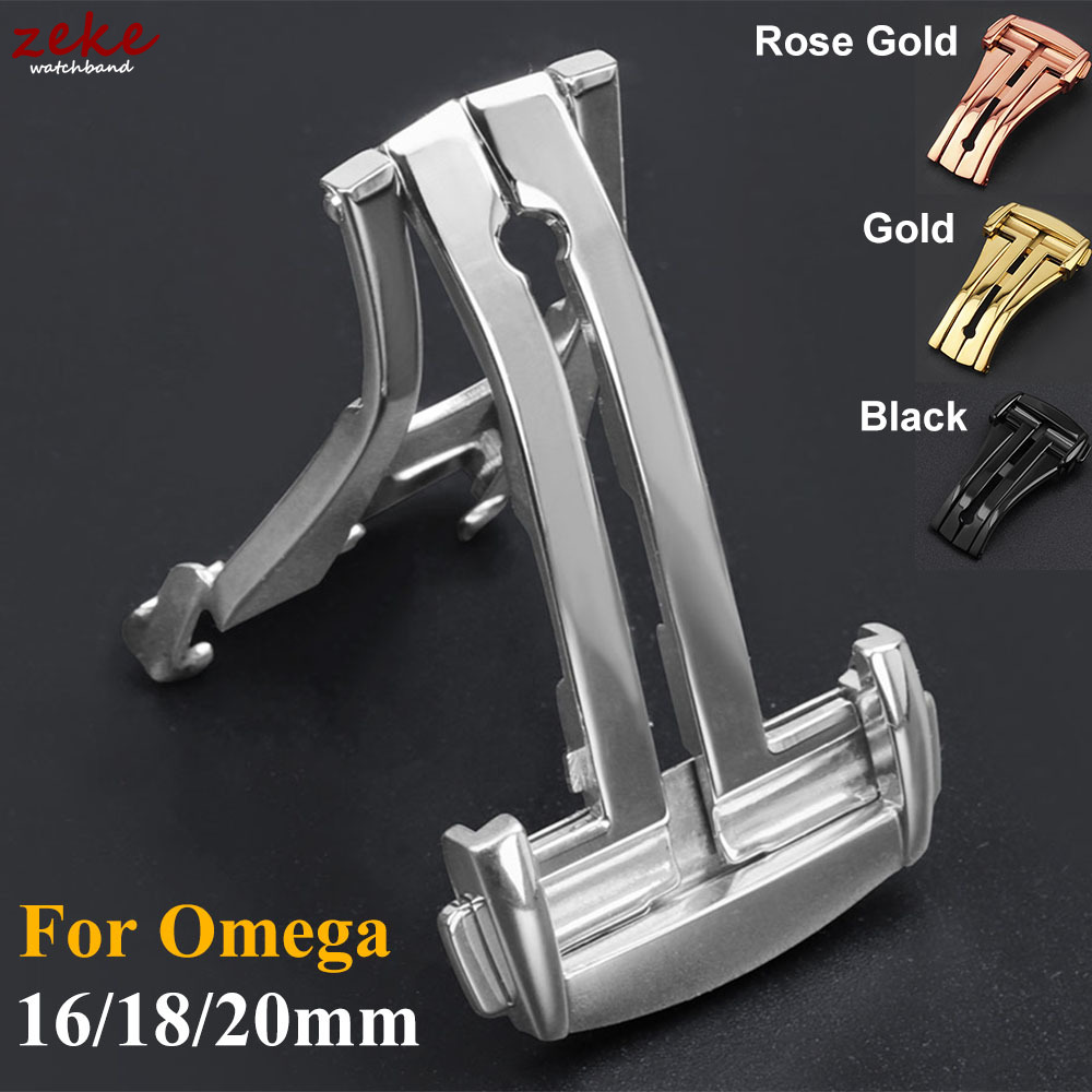 Stainless Steel Deployment Cla - Watches Omega recension och pris