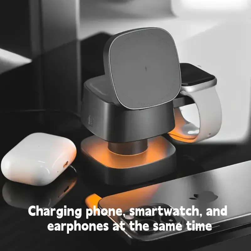 Magnetic 3 in 1 Wireless Charg - Smartwatch Watches For Iphone recension och pris