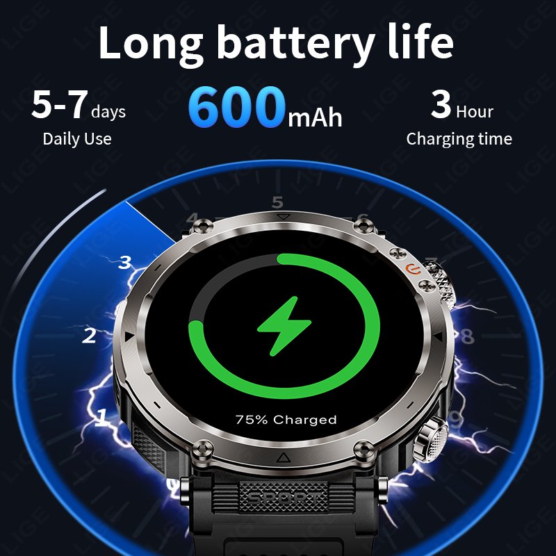 New Military Outdoor Smartwatc - Smartwatch New Watches recension och pris