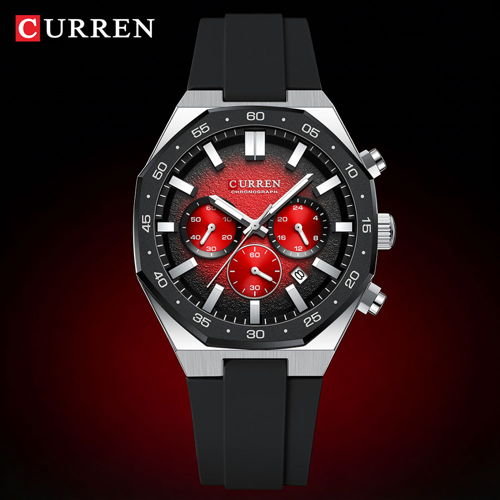 CURREN Fashion Casual Men Spor - Chronograph Sport Watch recension och pris