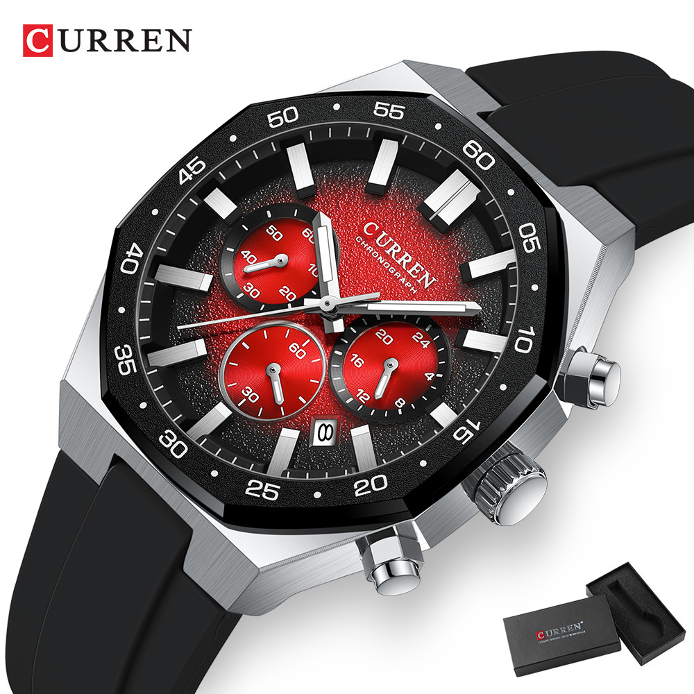 CURREN Fashion Casual Men Spor - Chronograph Sport Watch recension och pris